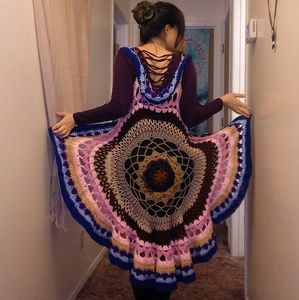 Crochet Mandala Vest